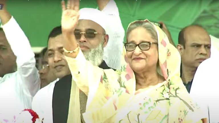 কাওলার জনসভায় প্রধানমন্ত্রী কাওলার জনসভায় প্রধানমন্ত্রী