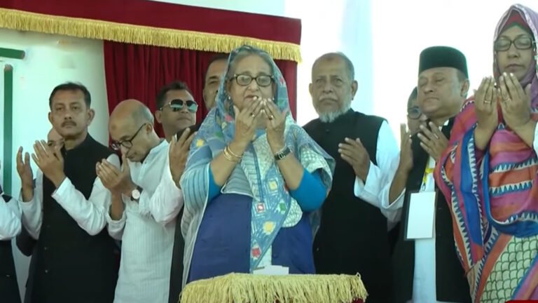 মাতারবাড়ি গভীর সমুদ্রবন্দর চ্যানেল উদ্বোধন করলেন প্রধানমন্ত্রী