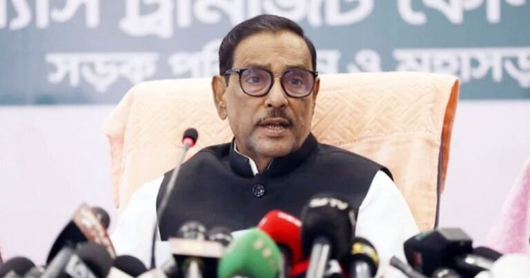 কোনো অপশক্তিকে সহ্য করব না: ওবায়দুল কাদের