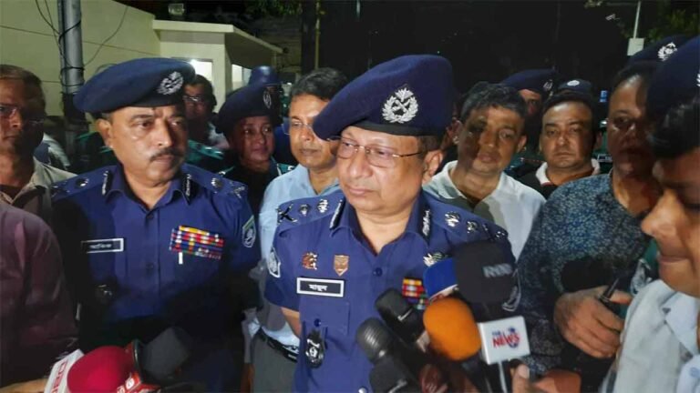 পুলিশ কেন পুলিশকে গুলি করেছে জানতে তদন্ত করা হচ্ছে : আইজিপি